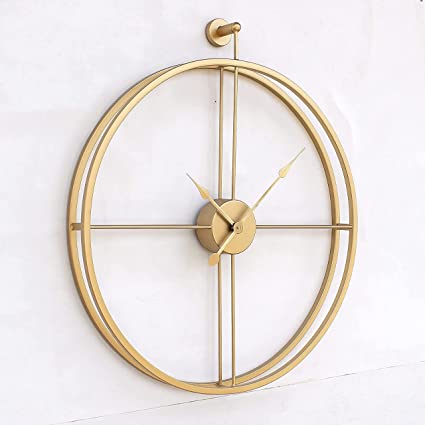 DOUBLE RING METAL WALL CLOCK