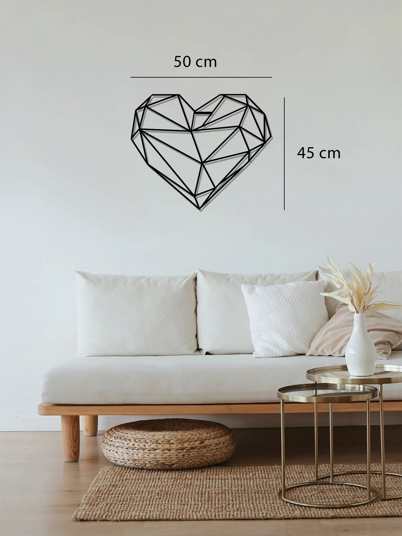 HEART - METAL WALL ART