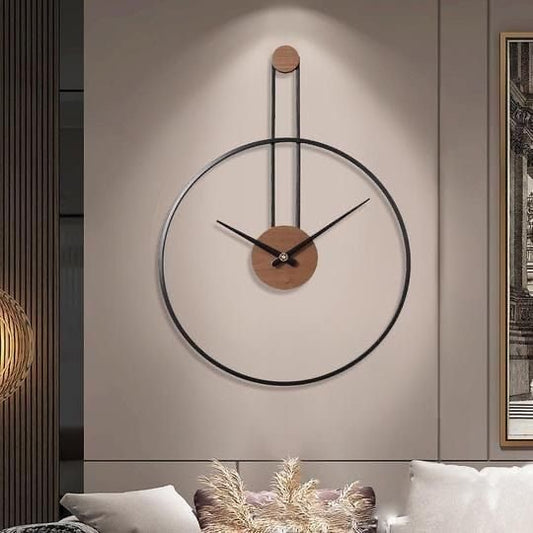 Inverted Pendulum Metal Wall Clock