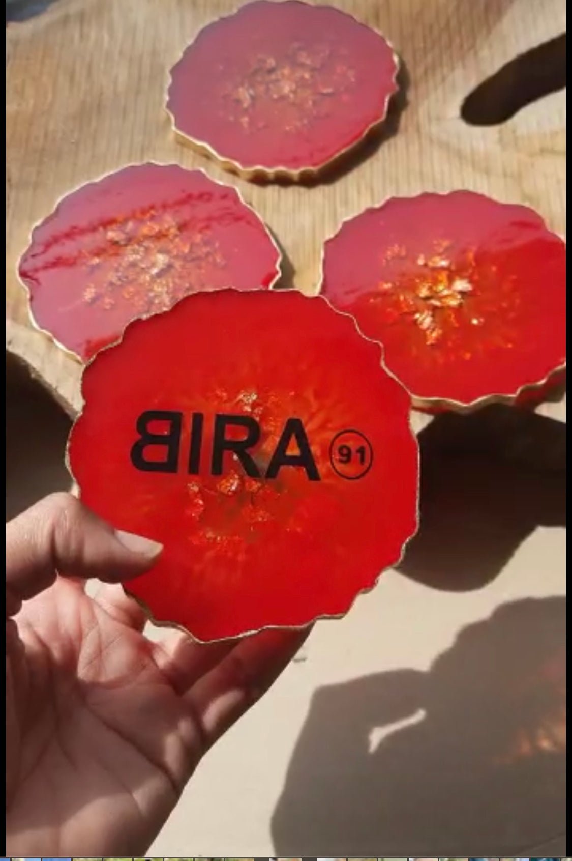 BIRA RESIN COASTER - The First Decor